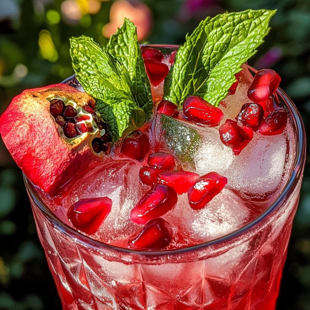 Pomegranate Vodka Gimlet Recipe