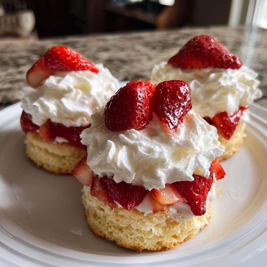 Mini Strawberry Shortcake Cups