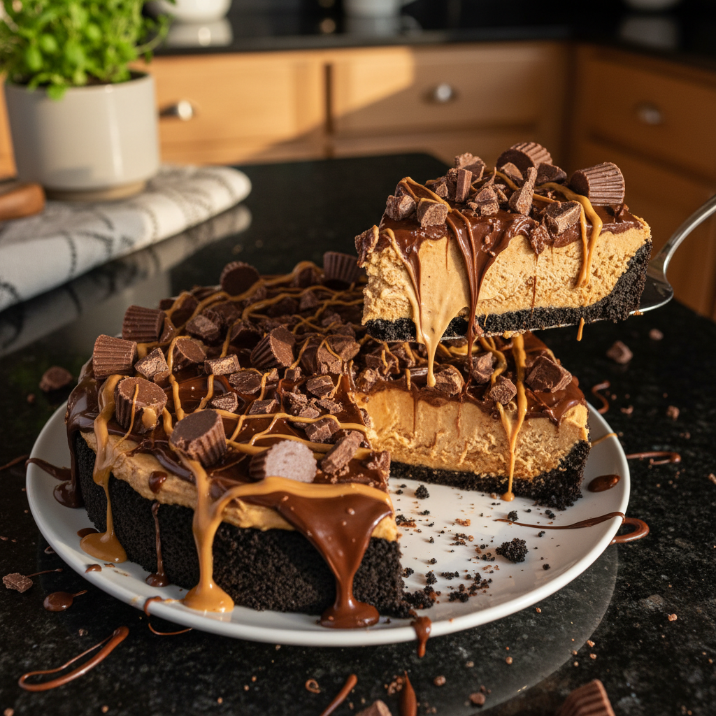 Decadent Reese's Peanut Butter Pie