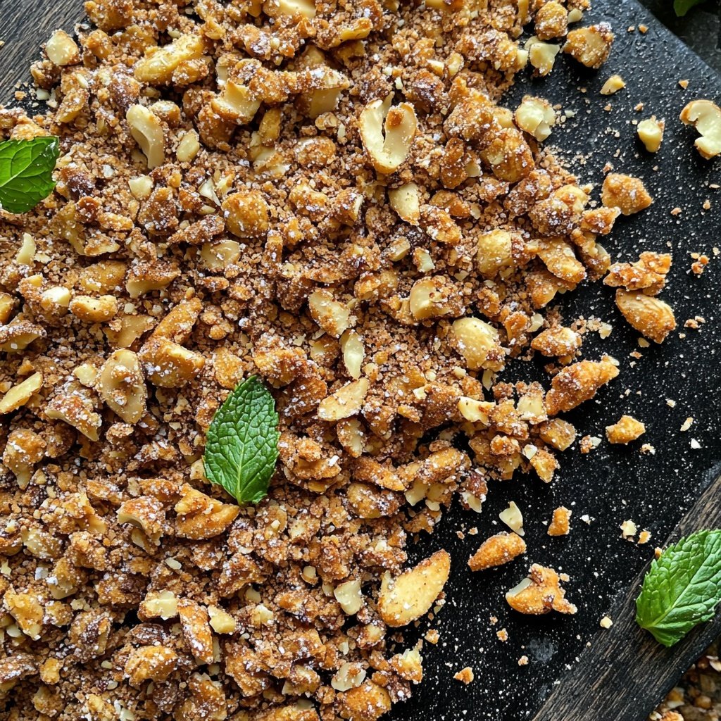 Peppermint Cocoa Roasted Nuts