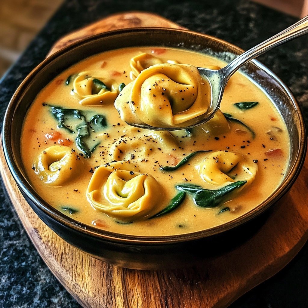 Creamy Tortellini Soup