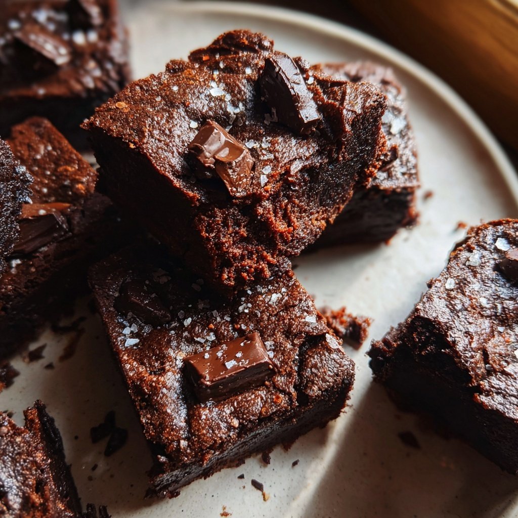 Chili Chocolate Brownies with Sea Salt