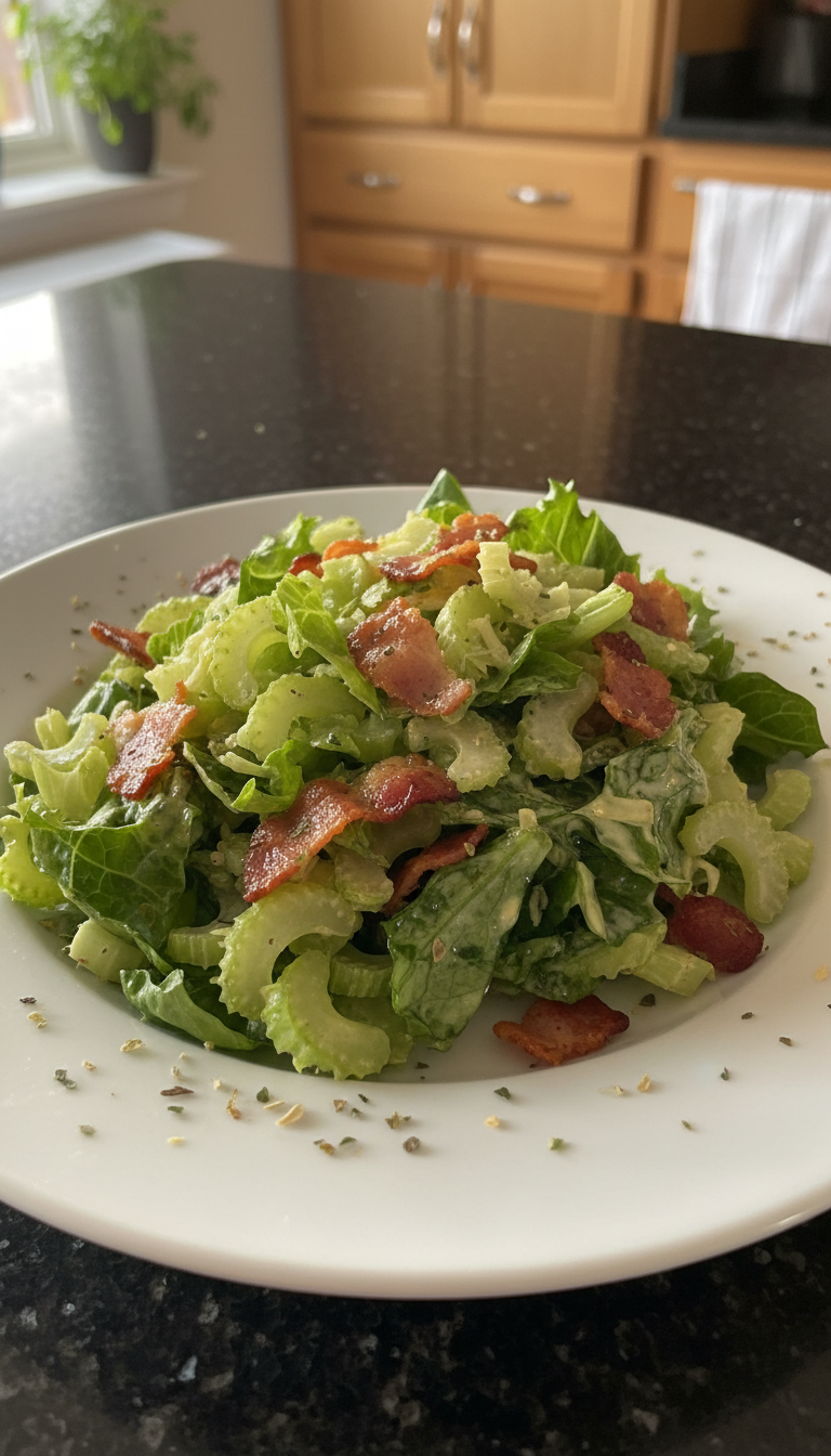 Celery and Bacon Salad