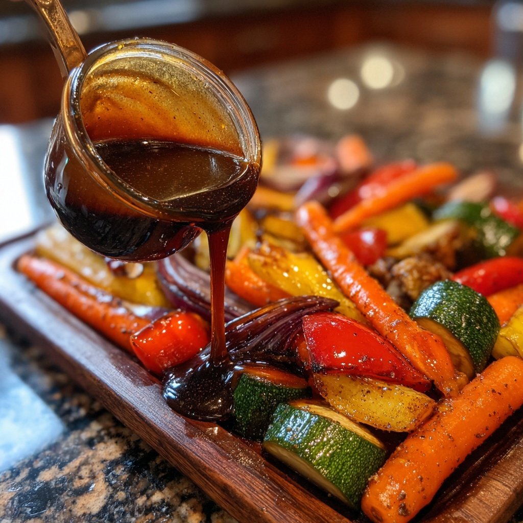 Honey Balsamic Glaze for Roasted Vegetables​