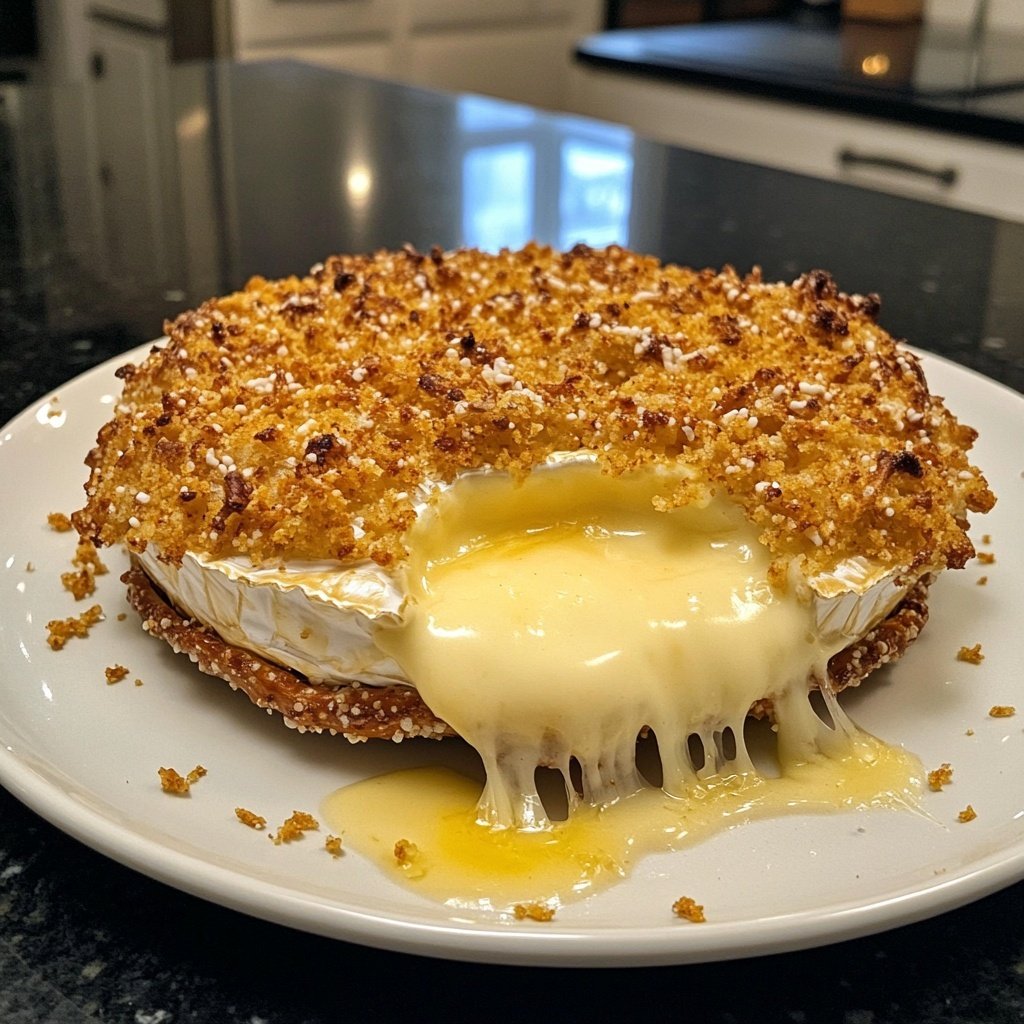 Pretzel Crusted Camembert