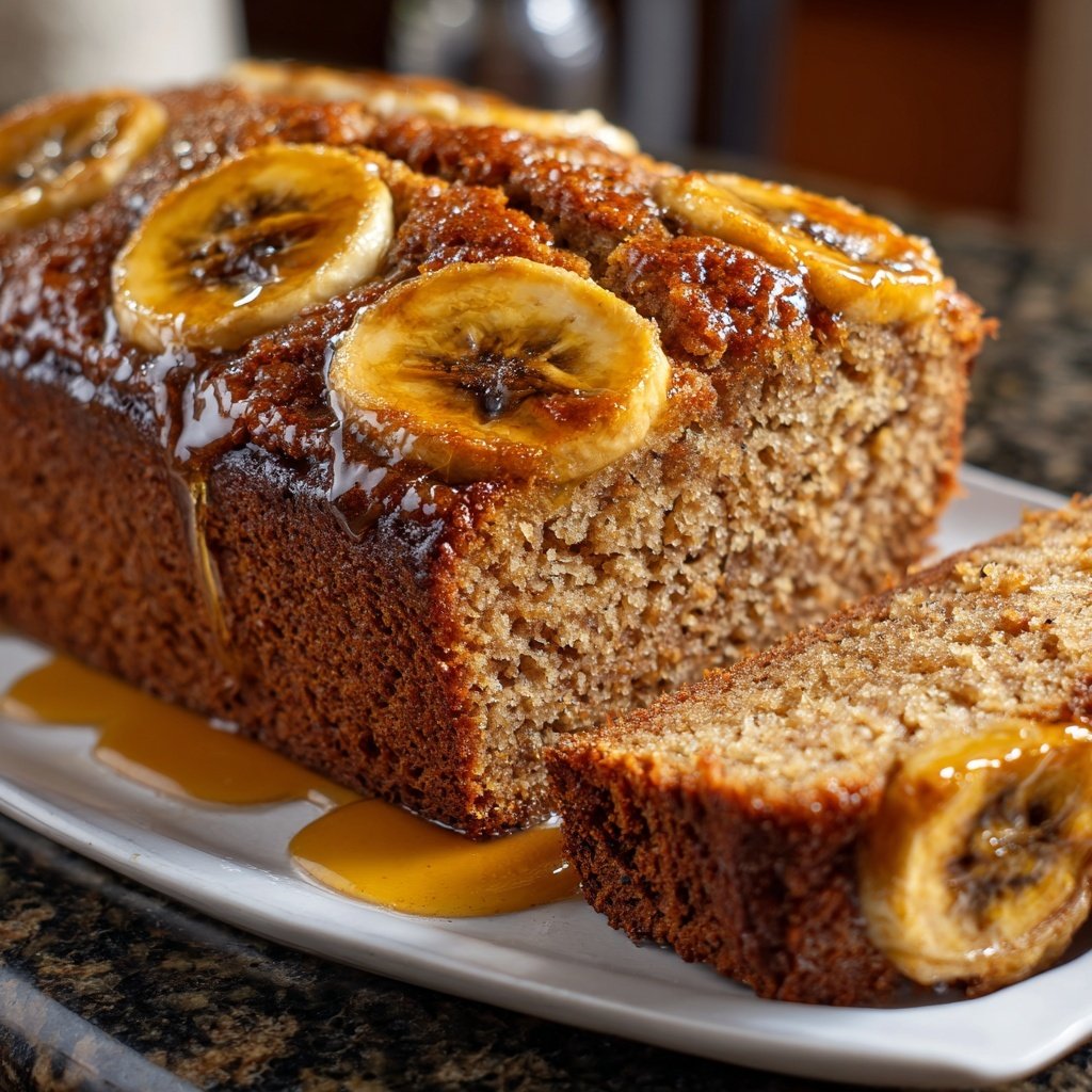 Honey Glazed Banana Bread