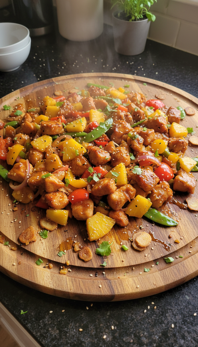 Sweet Pineapple Chicken Stir-fry