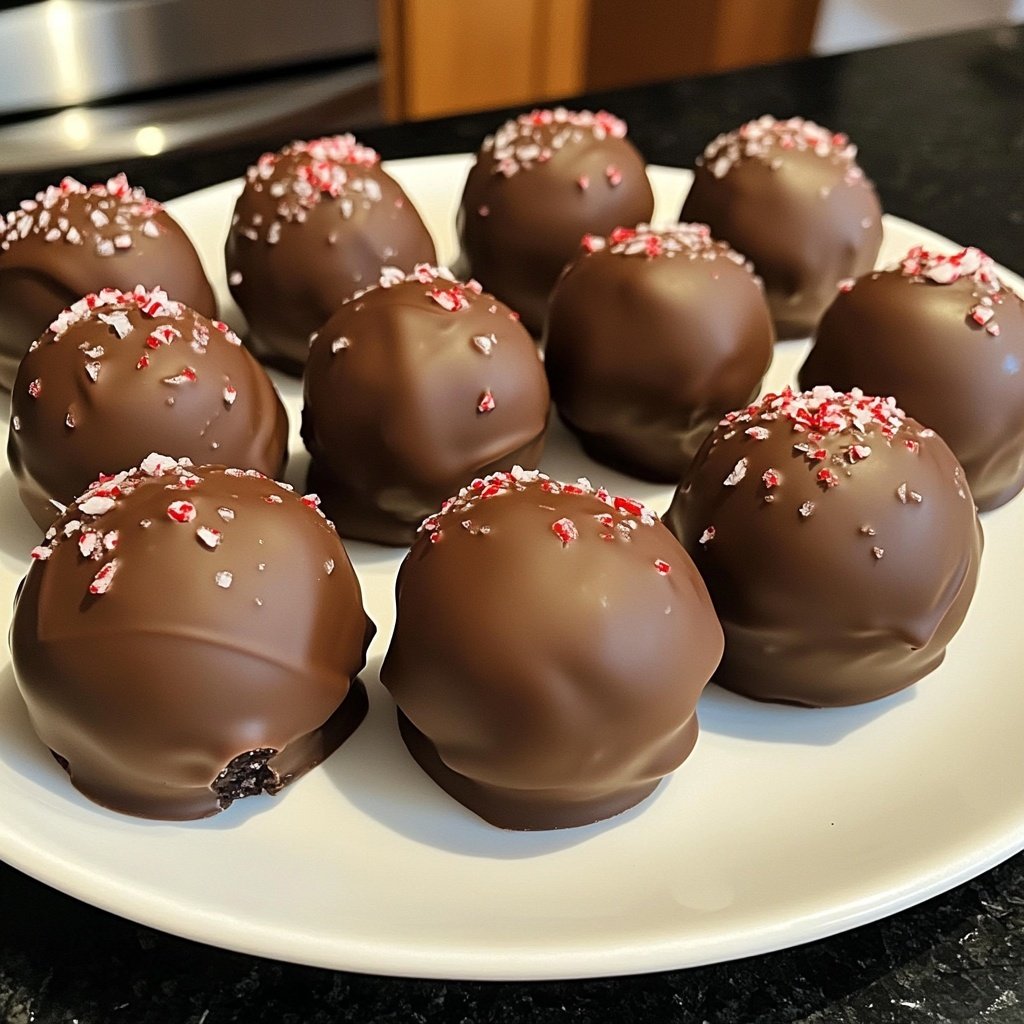 Peppermint Oreo Balls Easy/ Perfect Gifts