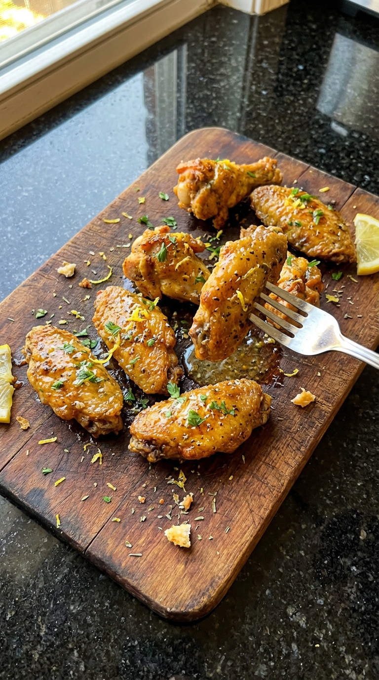 Zesty Limoncello Chicken Wings