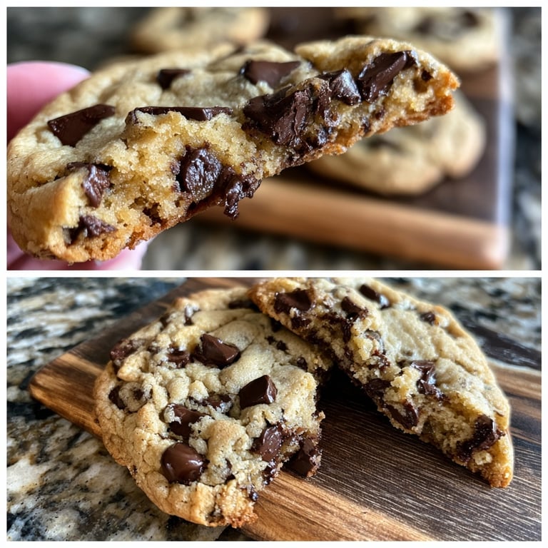 Brown Butter Sourdough Discard Chocolate Chip Cookies