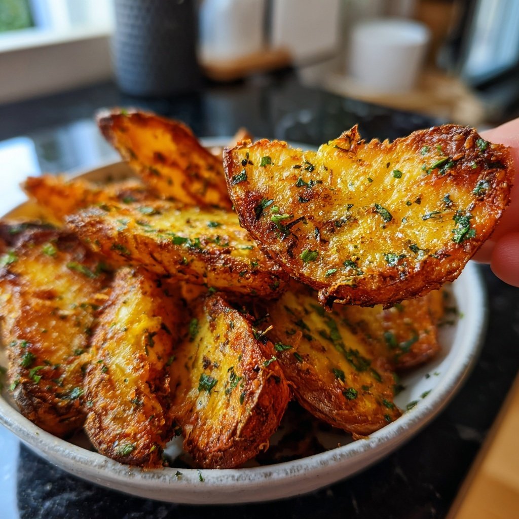Crispy Lemon Herb Potatoes
