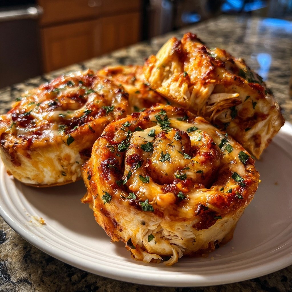 BBQ Chicken Pinwheels