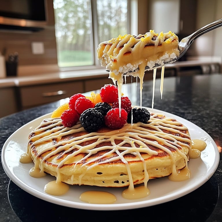 Gluten Free Lemon Ricotta Pancakes