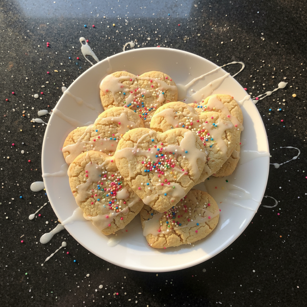 Charming Heart-Shaped Sugar Cookies