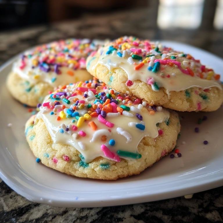 Birthday Cake Cookies